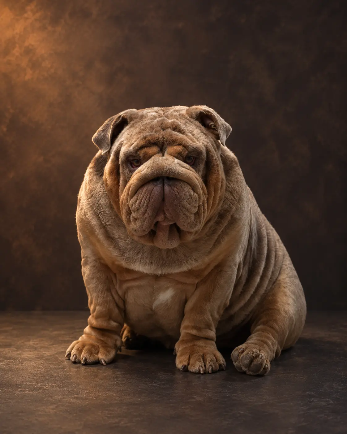 Elvis The Chozen One, Dankie’s sire, seated in studio